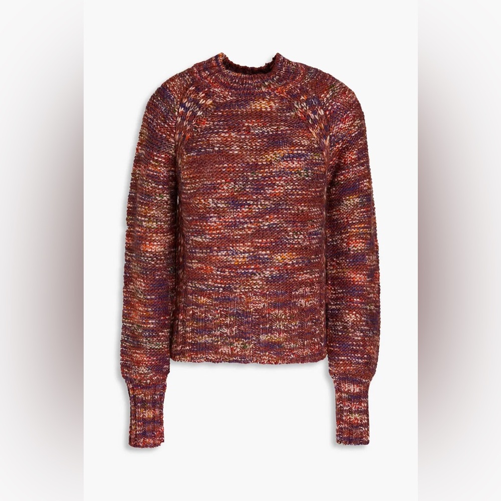 Veronica Beard Malie Space-Dyed Knitted Sweater XL